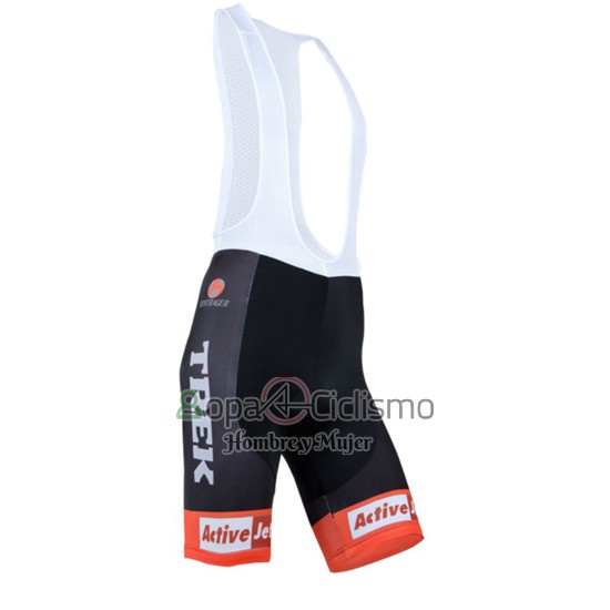 Trek Ropa Ciclismo Culotte Corto 2014 Mangas Cortas Negro y Naranja